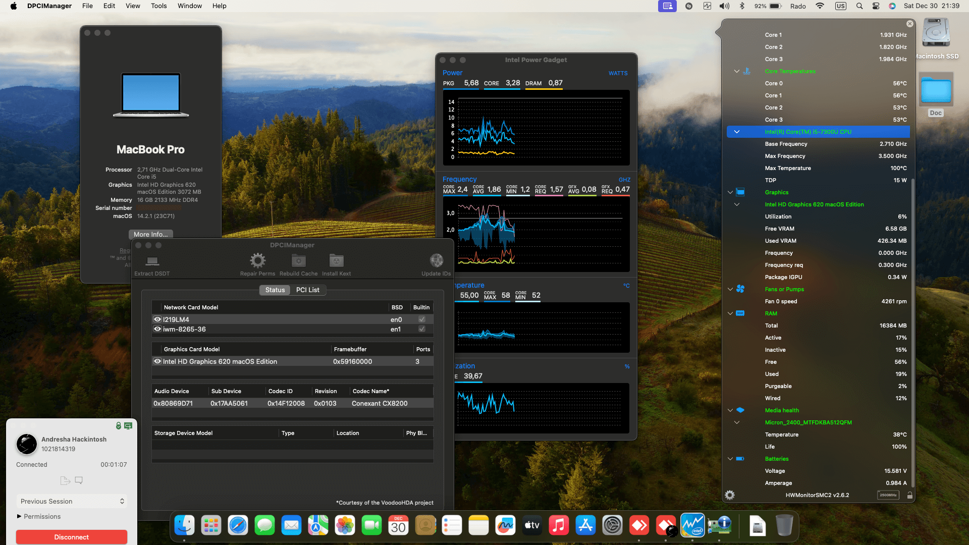 Lenovo Thinkpad Yoga 370 20JJ S16H0Z [KabyLake   Intel HD 620 + PS2]   OpenCore 1